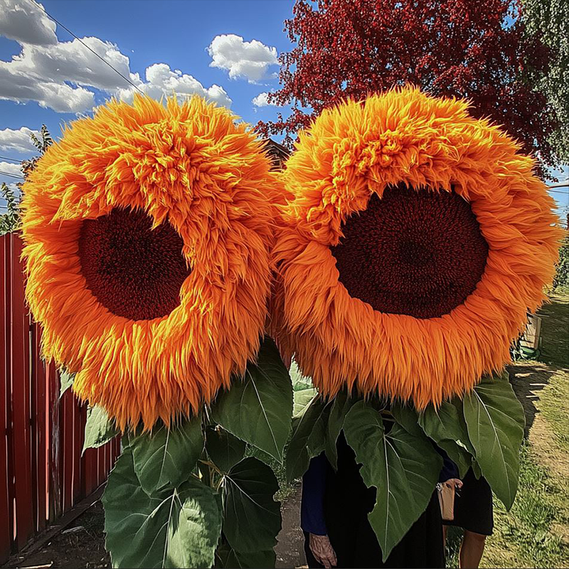 Enchanting Giant Teddy Bear Sunflower