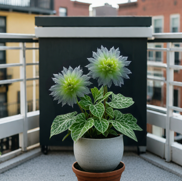Frost emerald flower