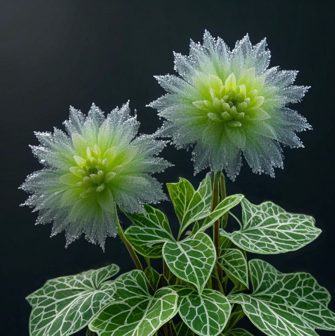Frost emerald flower