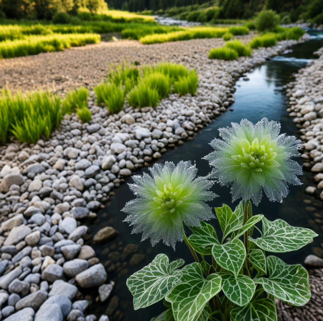 Frost emerald flower