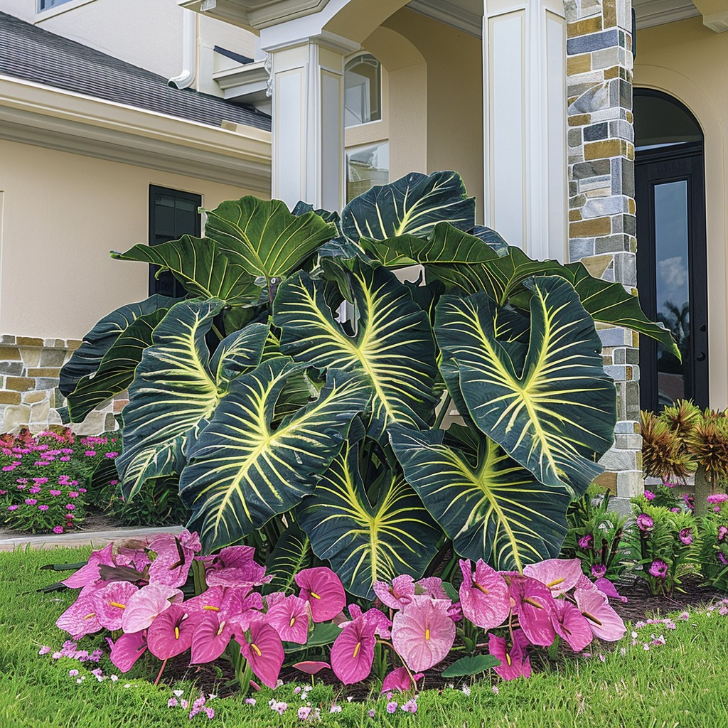 Giant Evergreen Heart Leaf Caladiums