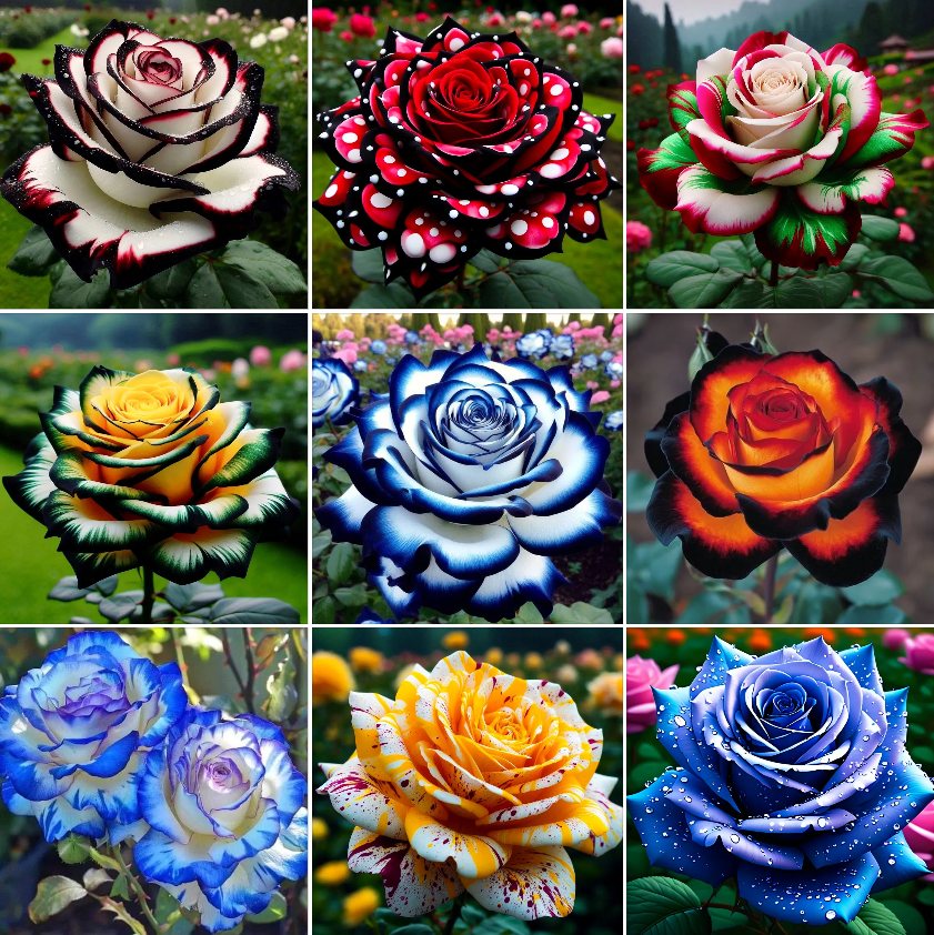 Enchanting Giant Blue Whirlwind Rose