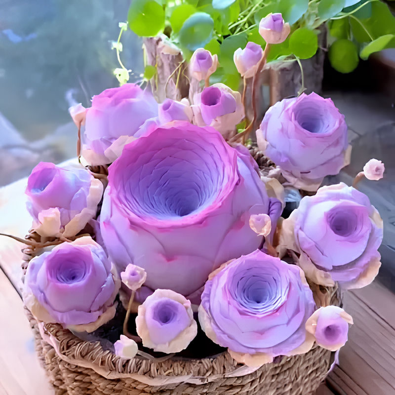 🌿 Mountain Succulent Rose Seeds – Rare Beauty for Your Garden! 🌿