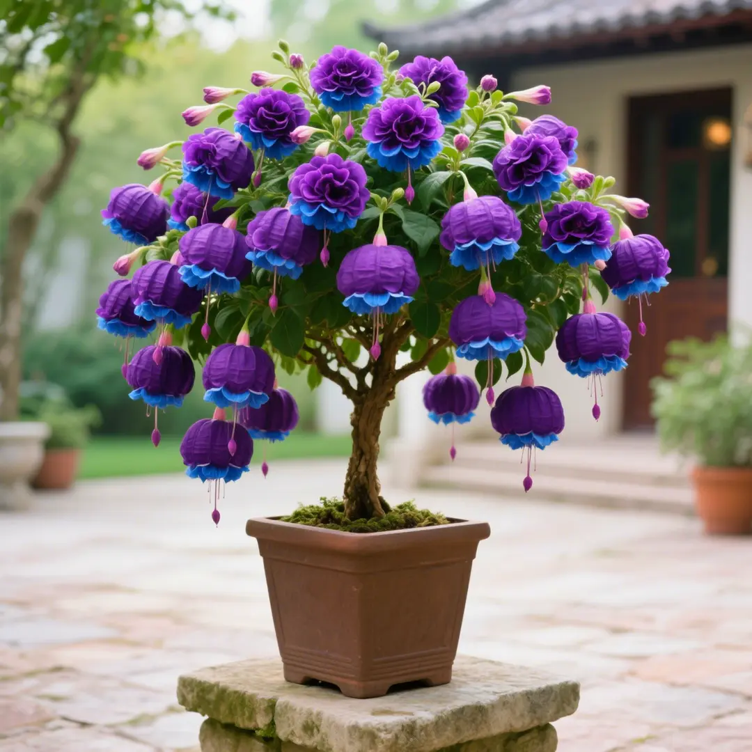 🌸 Rare Double Fuchsia Bulbs--Gorgeous Hanging Blooms | Long-Lasting Color 