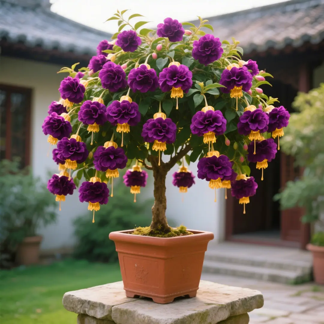 🌸 Rare Double Fuchsia Bulbs--Gorgeous Hanging Blooms | Long-Lasting Color 