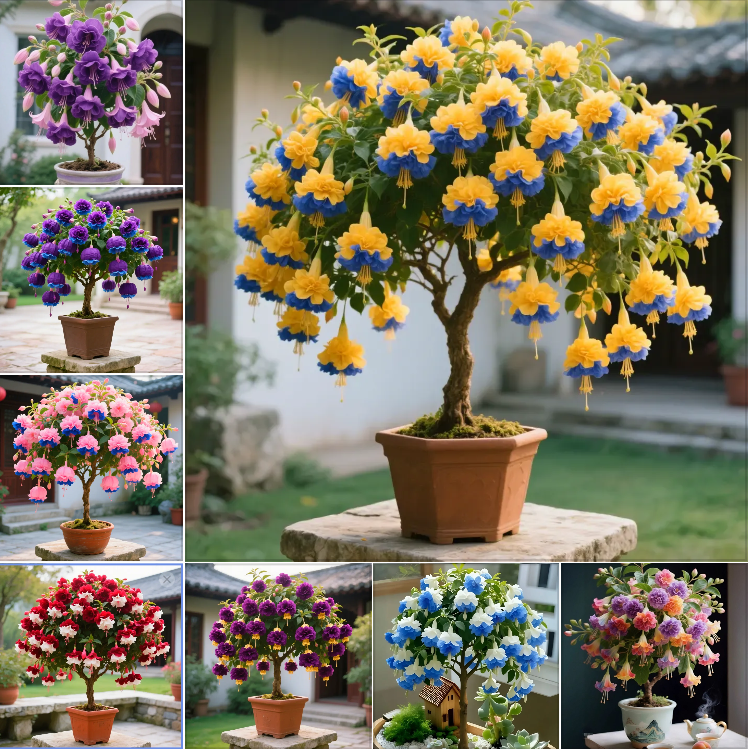 🌸 Rare Double Fuchsia Bulbs--Gorgeous Hanging Blooms | Long-Lasting Color 