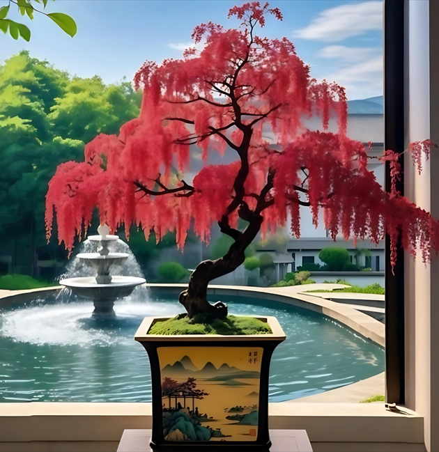 🌸 Fringe Tree Bonsai – A Whisper of Elegance in Miniature Form 🌸