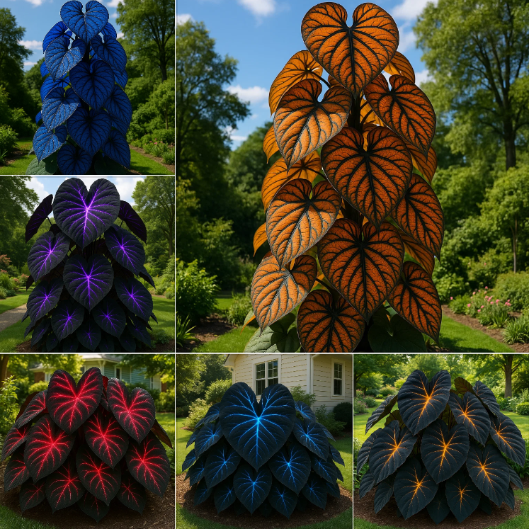 Rare Giant Large-leafed Ornamental Plant Seeds | Shade-tolerant & Fast-Growing