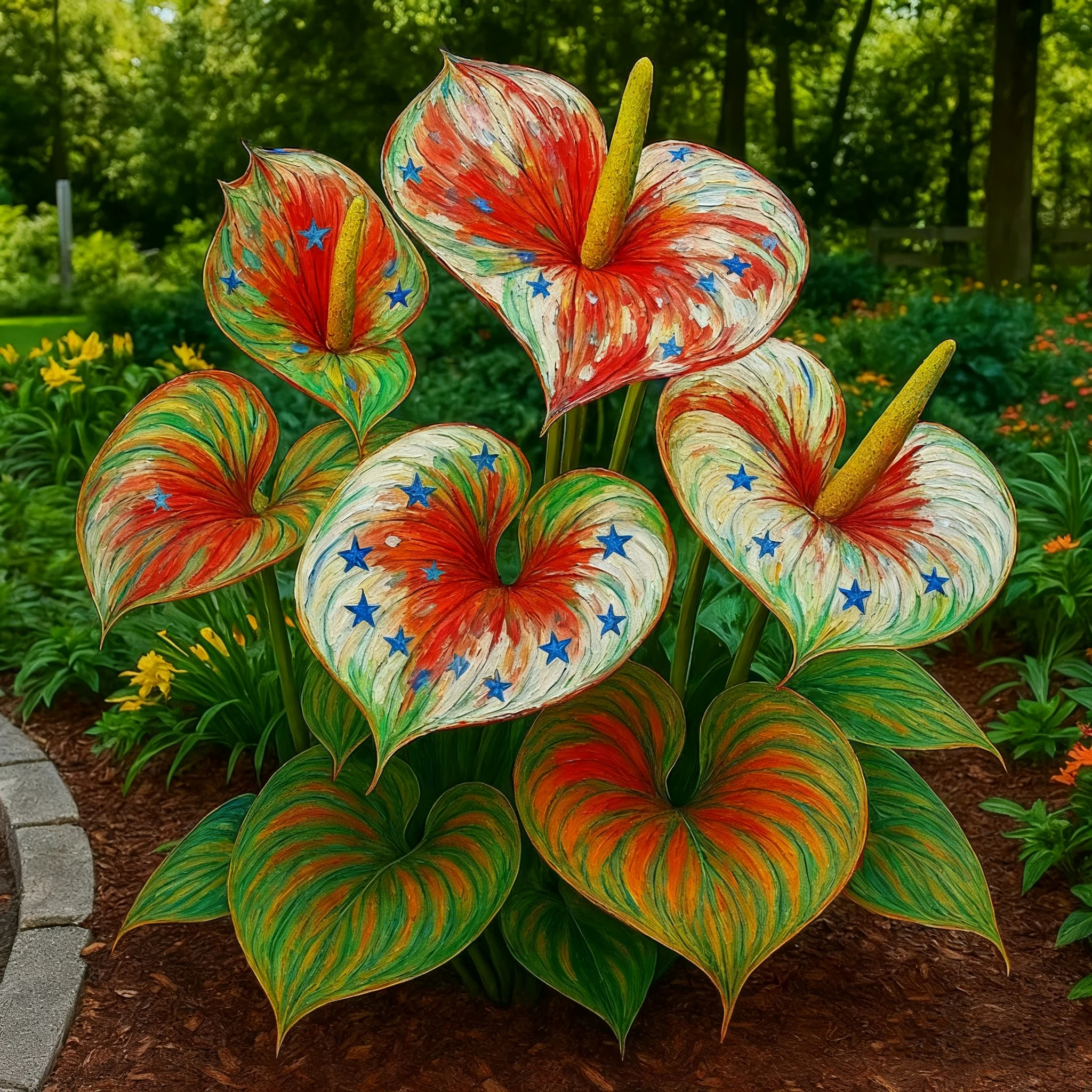 Rare Giant Multicolored Anthurium Seeds