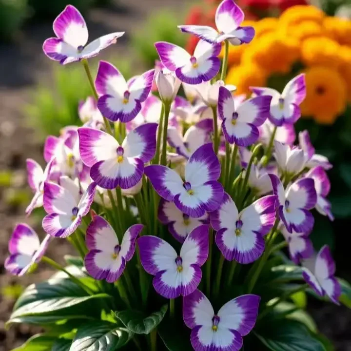 Purple White Butterfly Butterfly Begonia Seeds