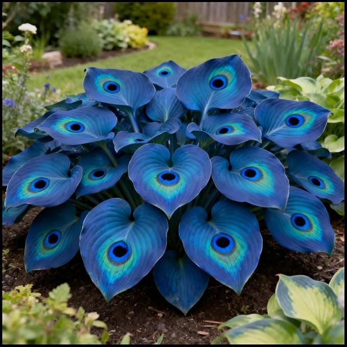 🔥🌌 Glow-in-the-Dark Garden Magic: Rare Blue Flame Hostas