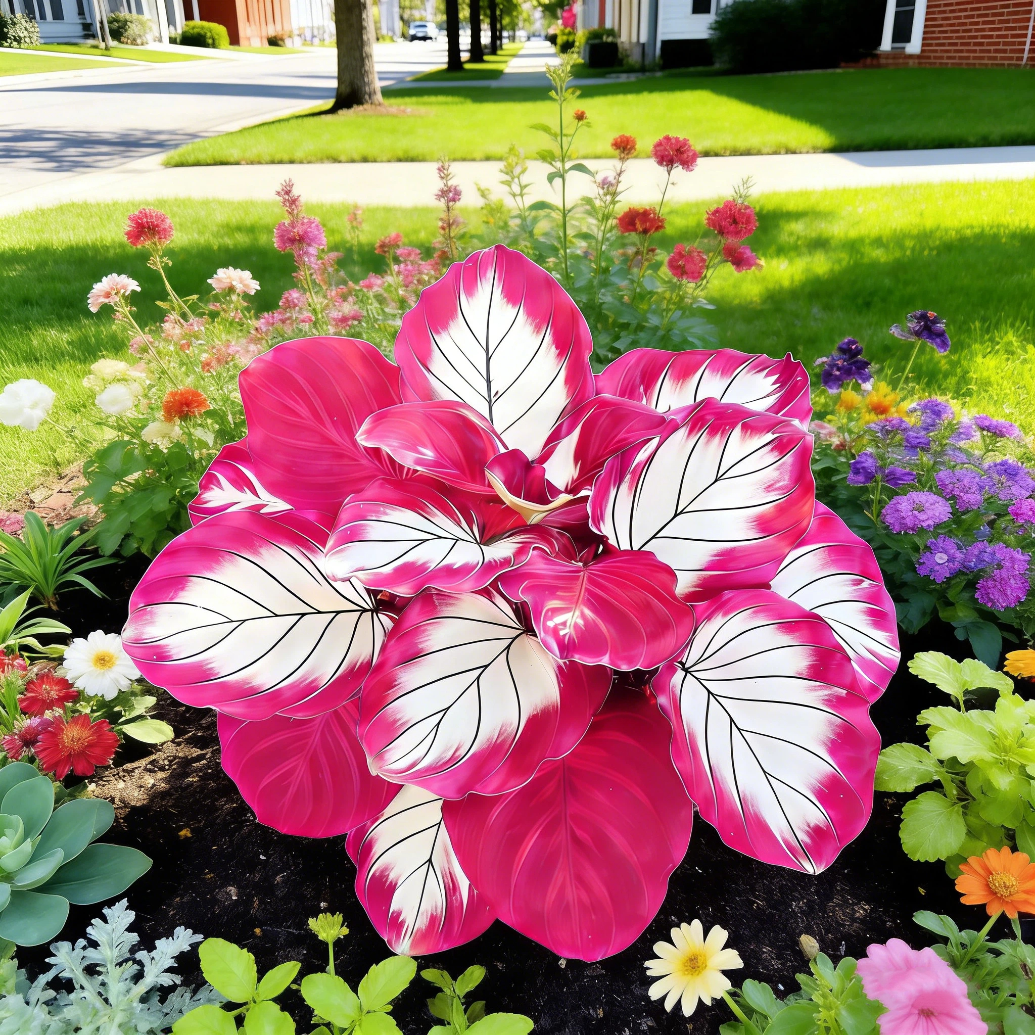 🖤Rare Neon Hosta Seeds - Stunning Black Foliage with Rainbow Gradient | Shade-Loving Perennial for Garden