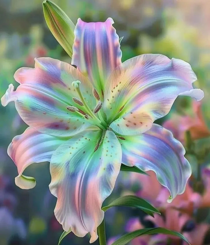 🪶Rare Feather-Edged Lily Bulbs – Stunning Pink & White Blooms, Easy to Grow