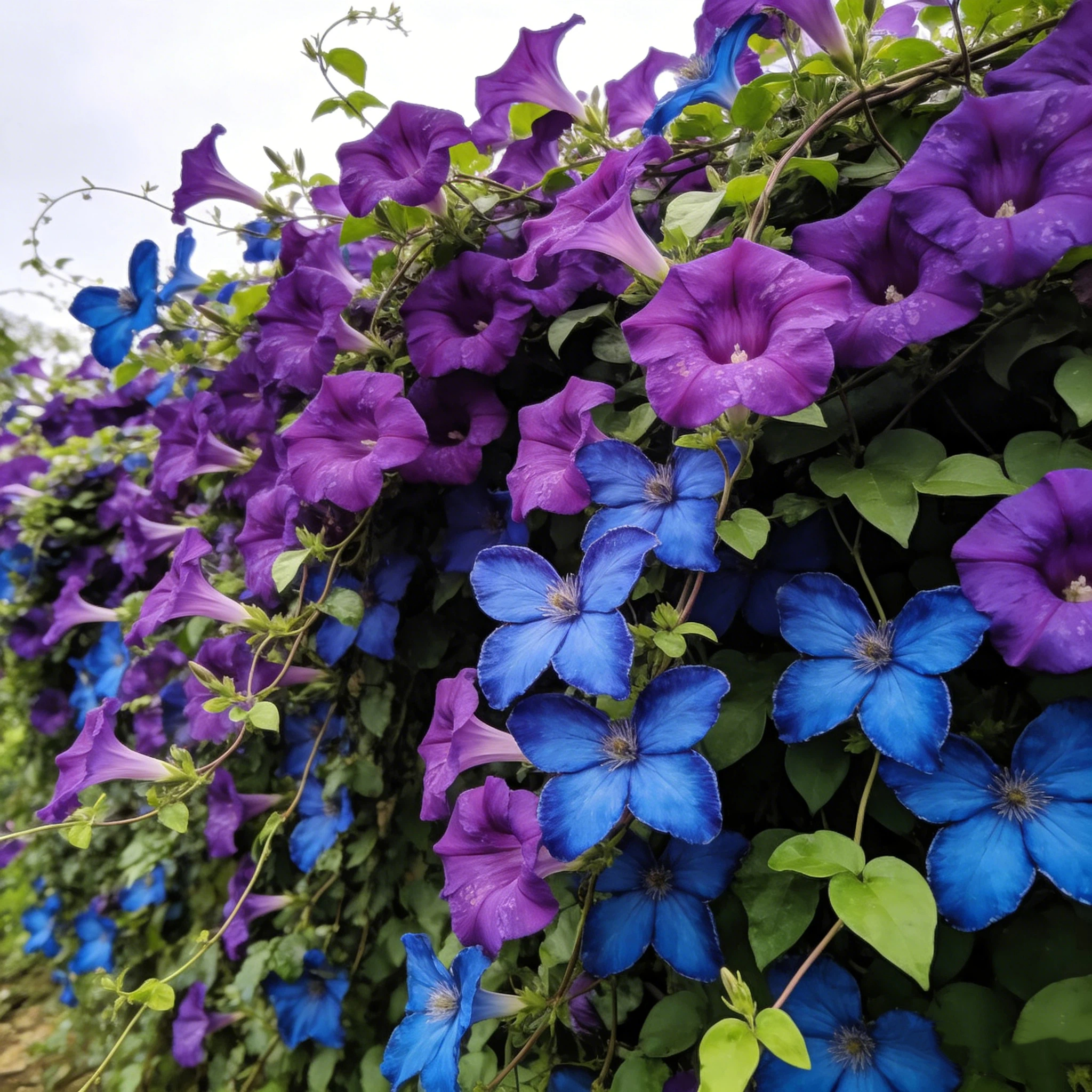 💙Twin-Bloom Butterfly Morning Glory Seeds| Rare Dual form & Fast-growing