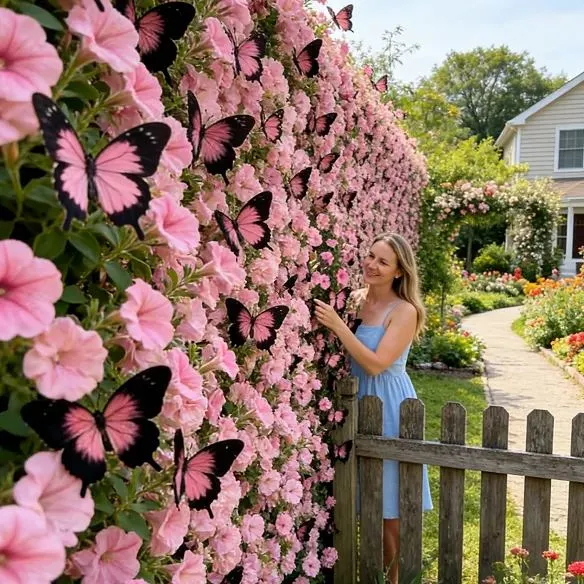 🦋🌸 Climbing Butterfly Morning Glory Flower Seeds – – Fast Growing Garden DIY