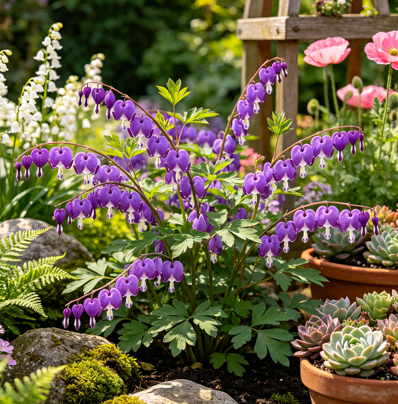 💖 Bleeding Heart Flower Seeds (Dicentra) -- Fall in Love With Every Bloom