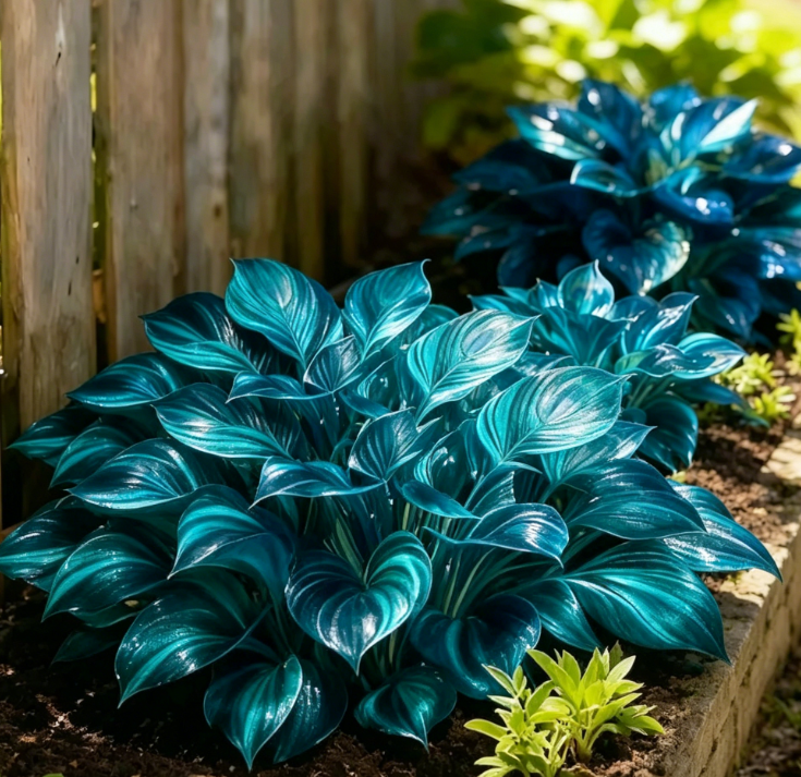 ⭐Hosta Sapphire sėklos – reti mėlyni lapai nuostabiems pavėsingiems sodams