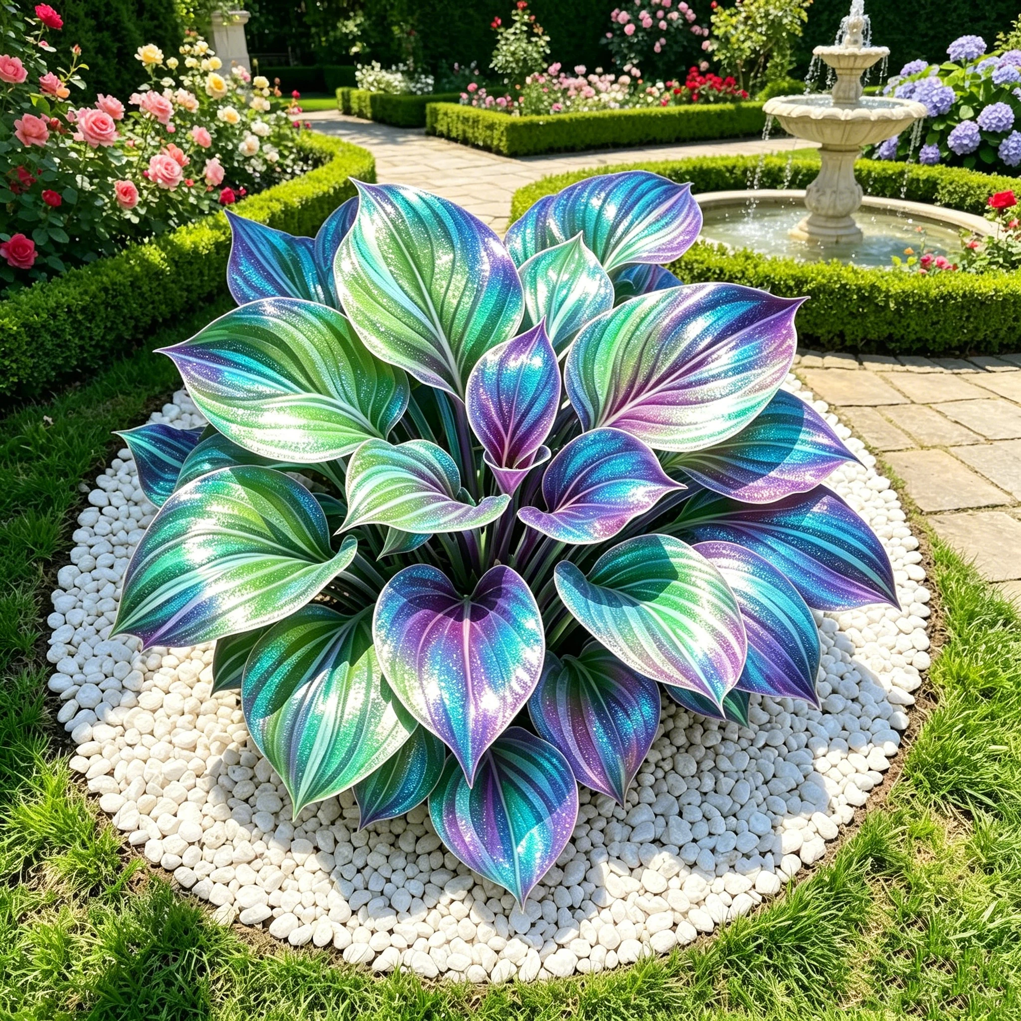 💎 Rare Multi-Color Opal Hosta Seeds – Shimmering Foliage for Elegant Shade Gardens 🌿