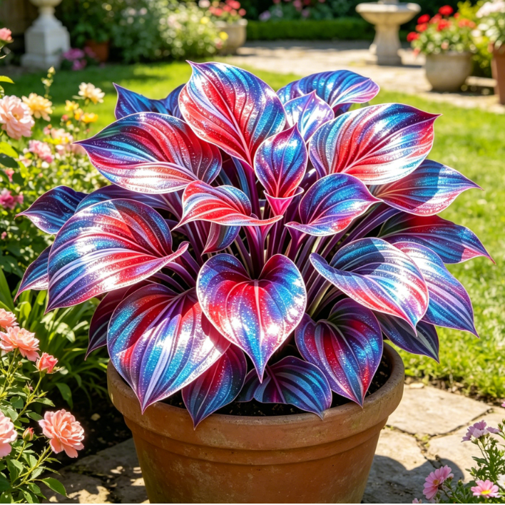 💎 Rare Multi-Color Opal Hosta Seeds – Shimmering Foliage for Elegant Shade Gardens 🌿