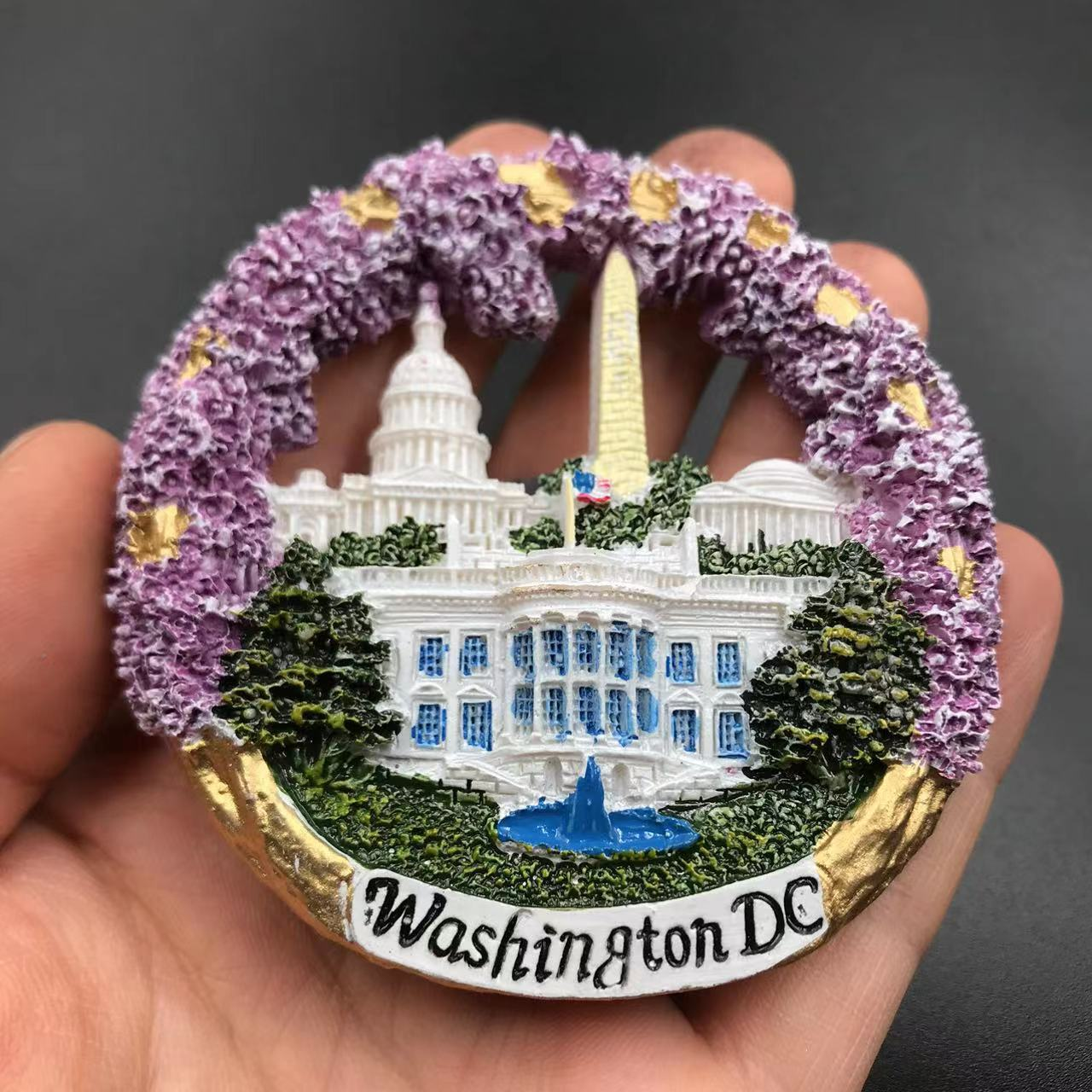 American City Commemorative Resin Refrigerator Magnets