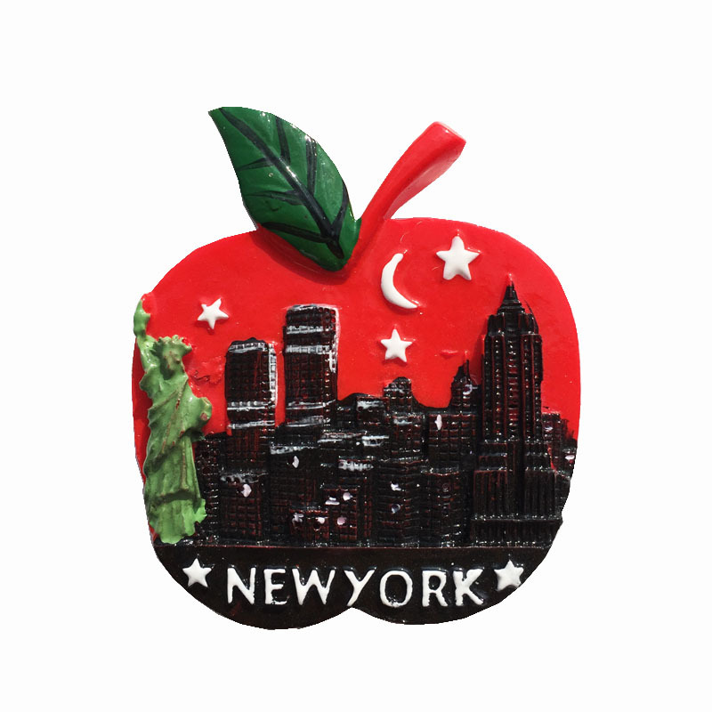 American City Commemorative Resin Refrigerator Magnets