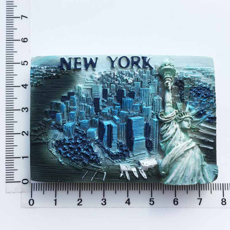 American City Commemorative Resin Refrigerator Magnets