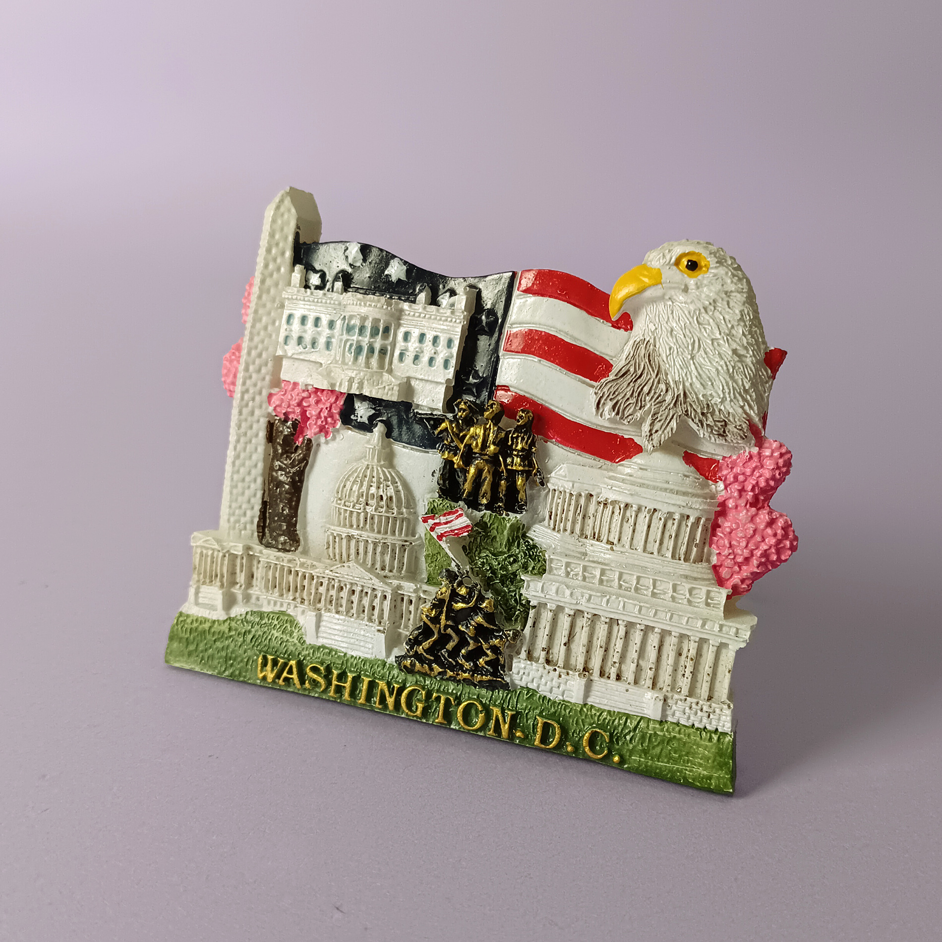 American City Commemorative Resin Refrigerator Magnets