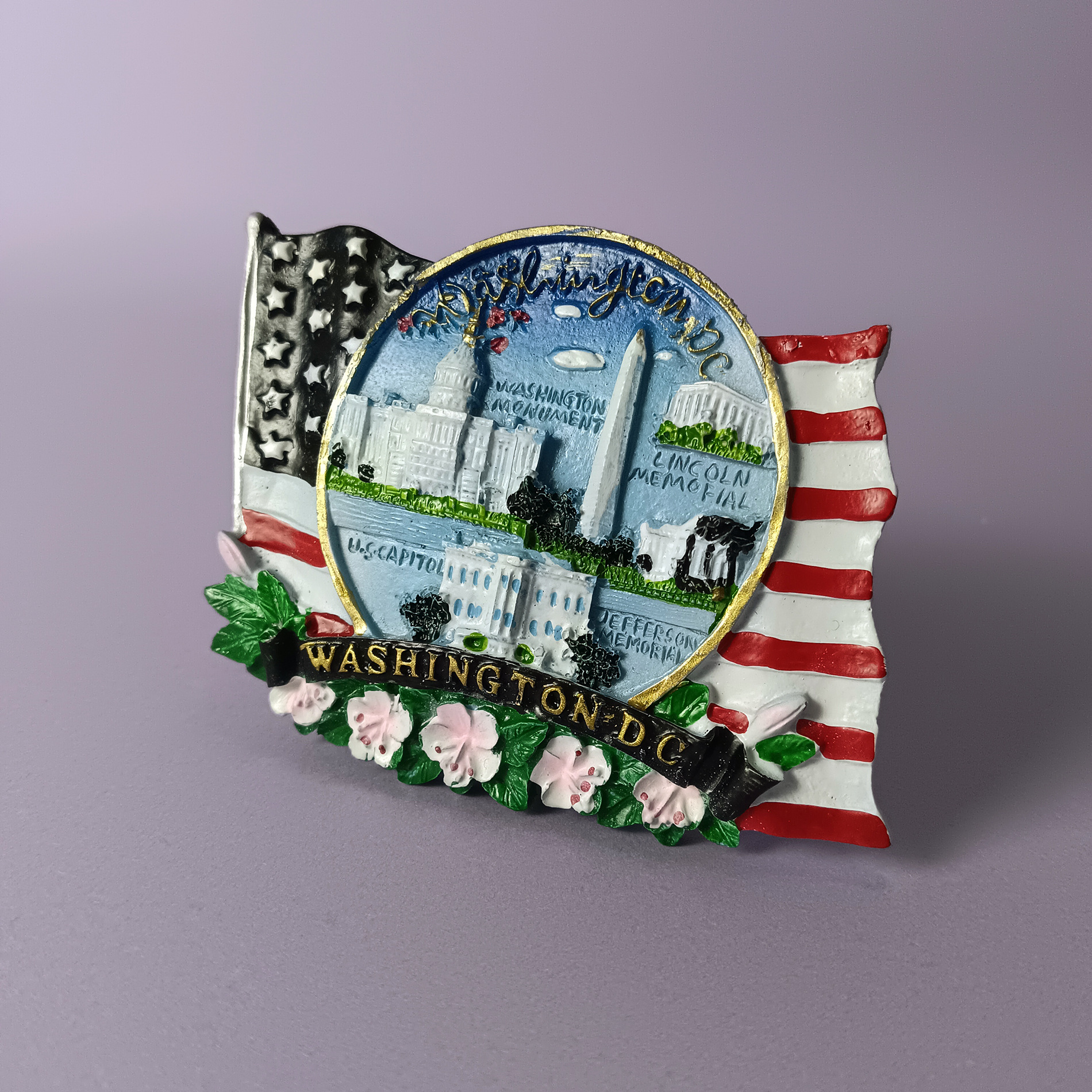 American City Commemorative Resin Refrigerator Magnets