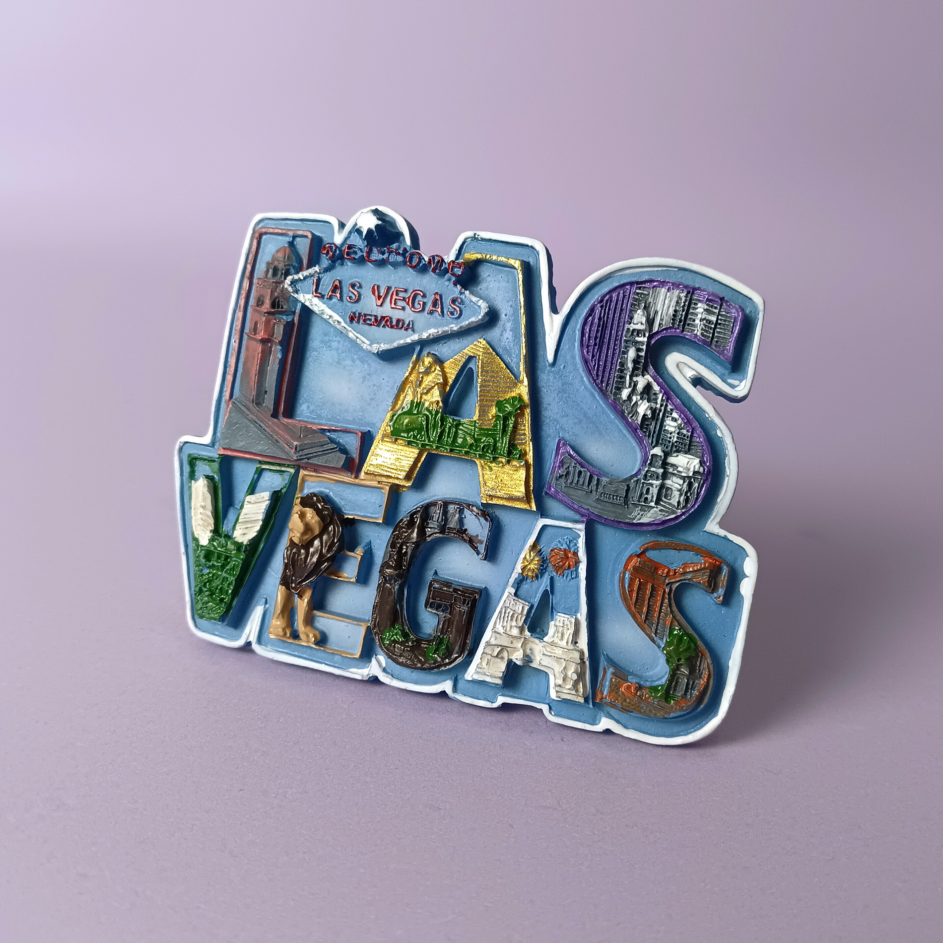 American City Commemorative Resin Refrigerator Magnets