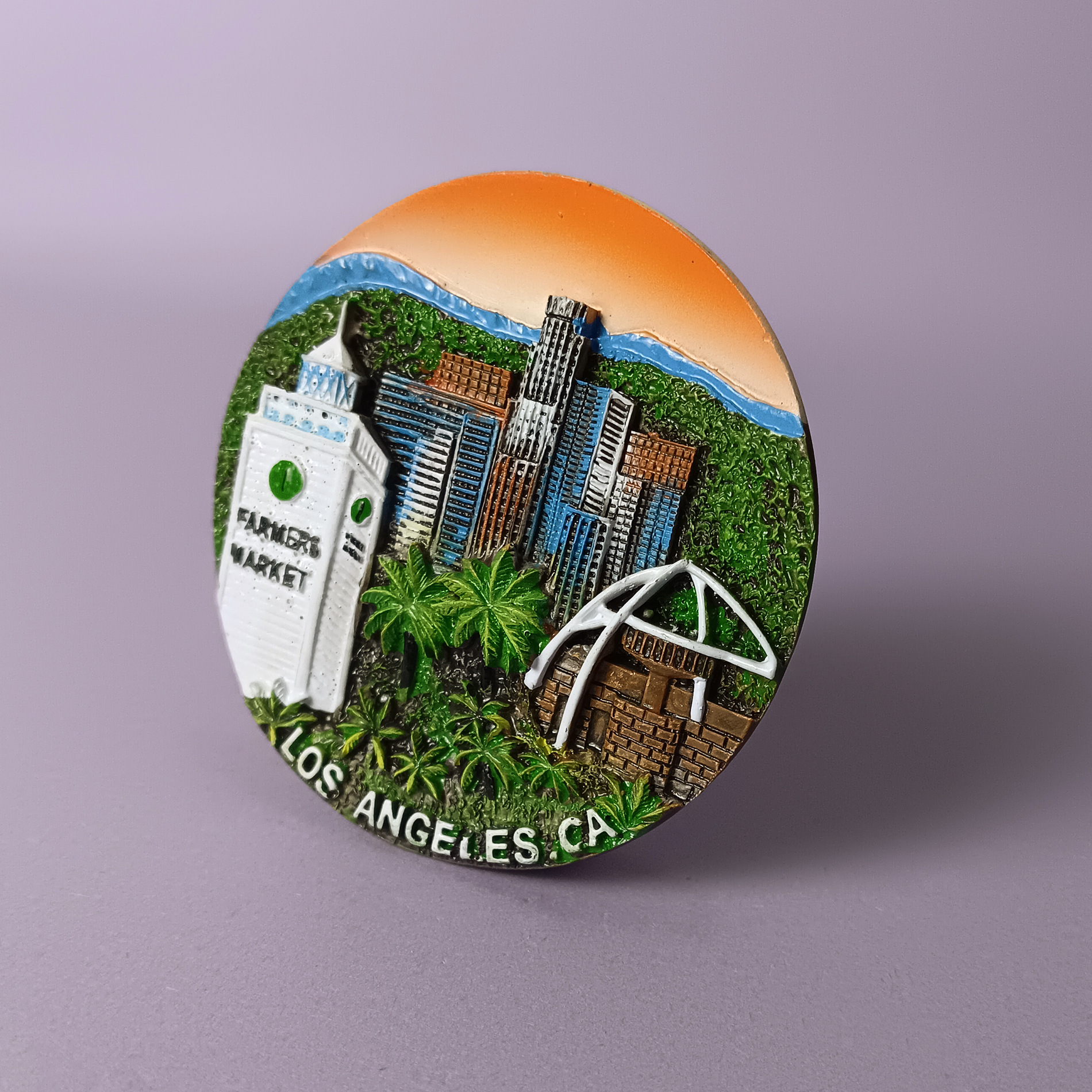 American City Commemorative Resin Refrigerator Magnets