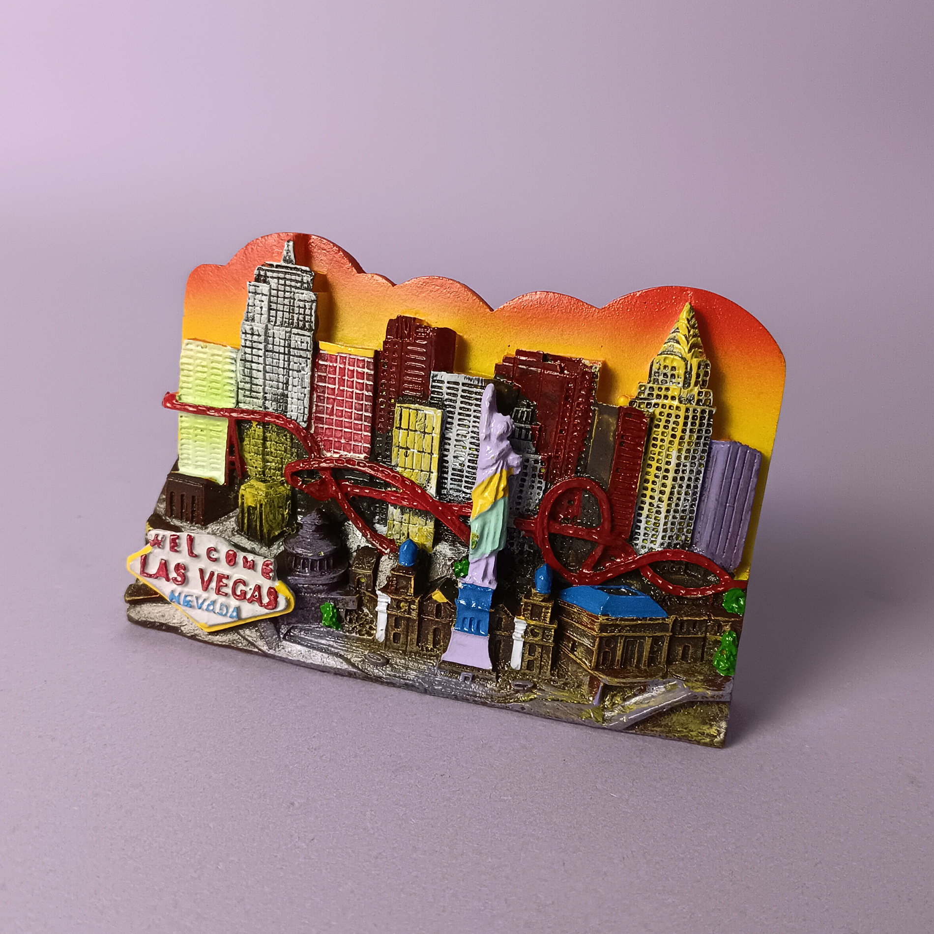 American City Commemorative Resin Refrigerator Magnets