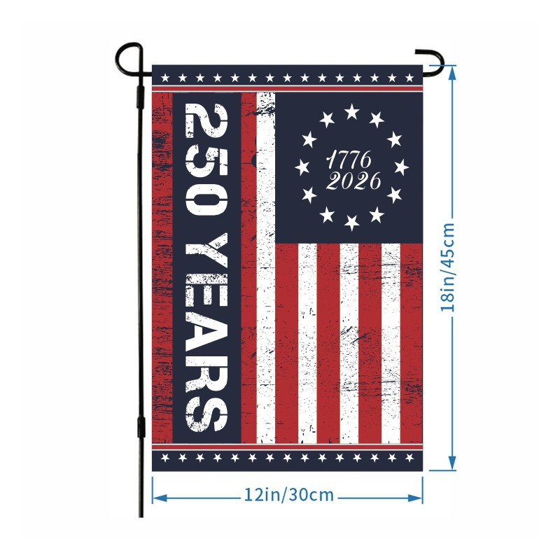 America’s 250th Birthday Garden Flag 7