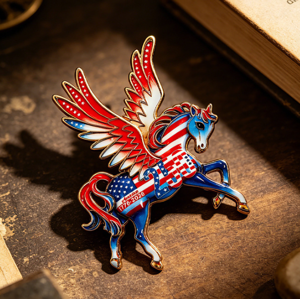 Golden America’s 250th Anniversary Commemorative Enamel Pin