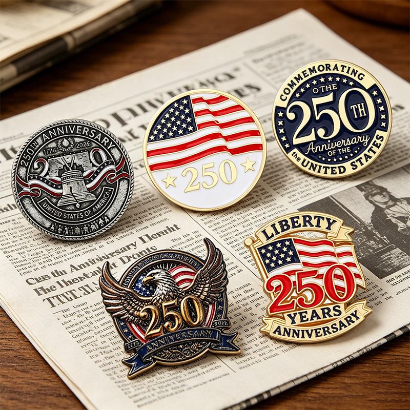 🦅America’s 250th Anniversary Commemorative Enamel Pin