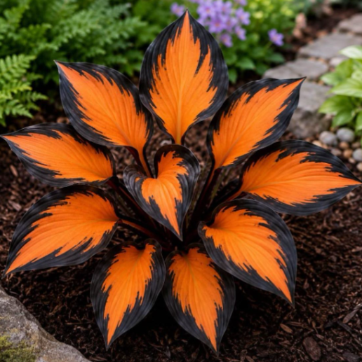 Last Day 58% Off  💜Midnight Purple Heart Hosta Seeds – The King of Shade in the Garden! 🌿