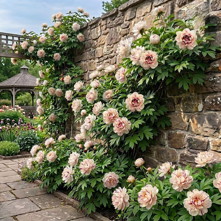 🌸 Rare Climbing Peony Bulbs🪴Big Full Blooms, Cold Hardy Perennial, Easy to Grow Garden Favorite