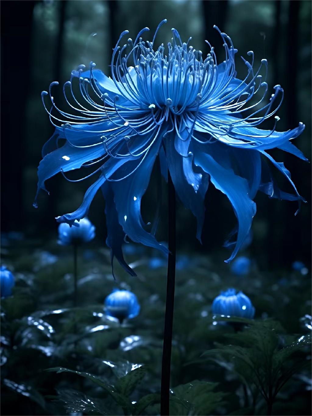 💙Blue Spider Lily: Where Mystery Meets Beauty