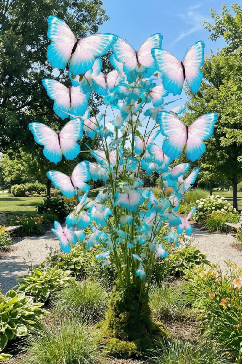 🦋Enchanting Giant Butterfly Flower – Fast Growing Garden DIY