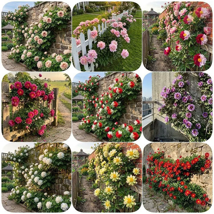 🌸 Rare Climbing Peony Bulbs🪴Big Full Blooms, Cold Hardy Perennial, Easy to Grow Garden Favorite