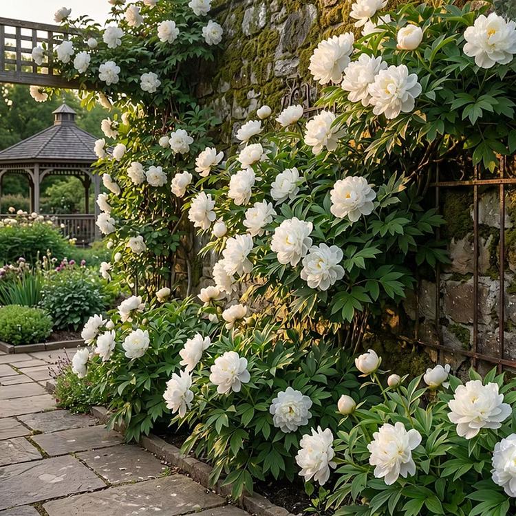 🌸 Rare Climbing Peony Bulbs🪴Big Full Blooms, Cold Hardy Perennial, Easy to Grow Garden Favorite