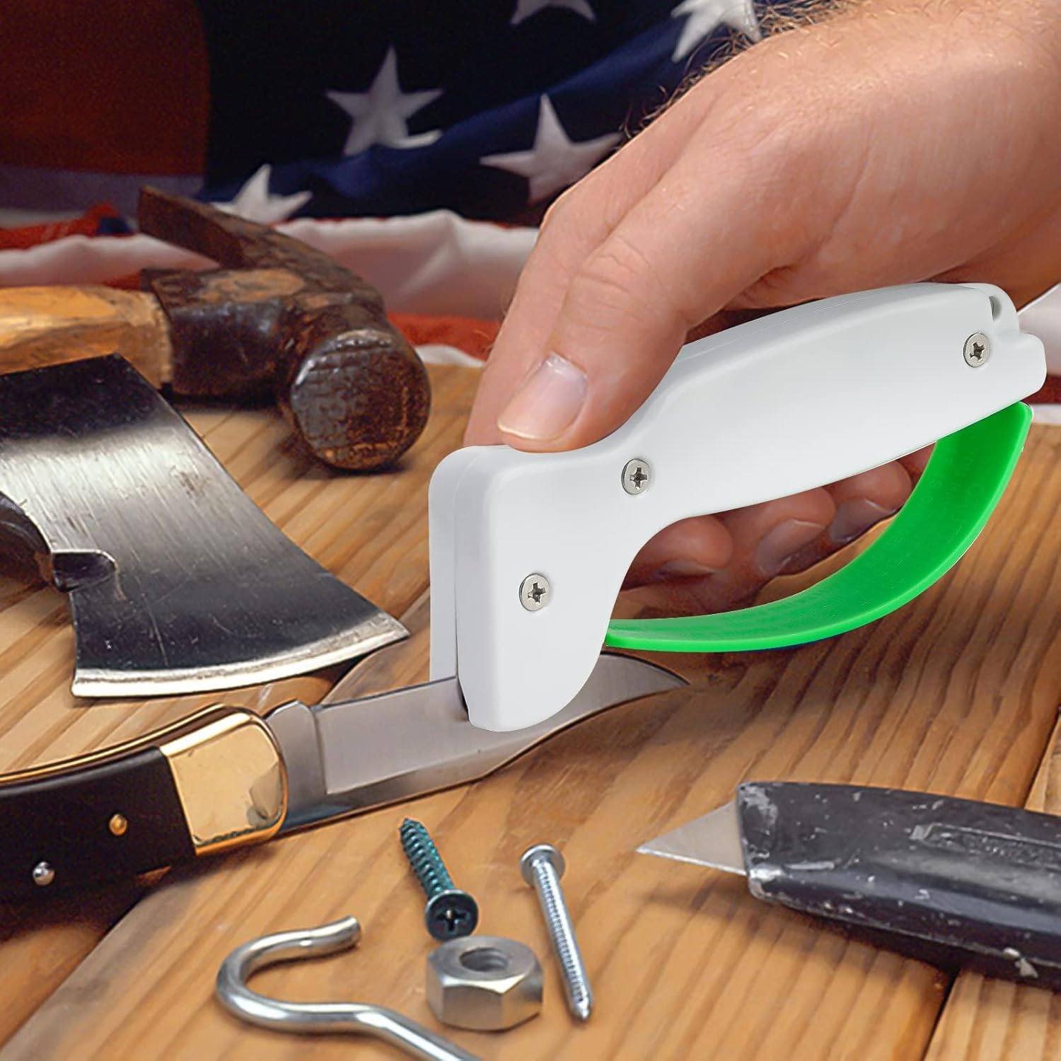 ✂️ Multi-Purpose Garden Tool Sharpener – Perfect for Pruners, Shears, and More!