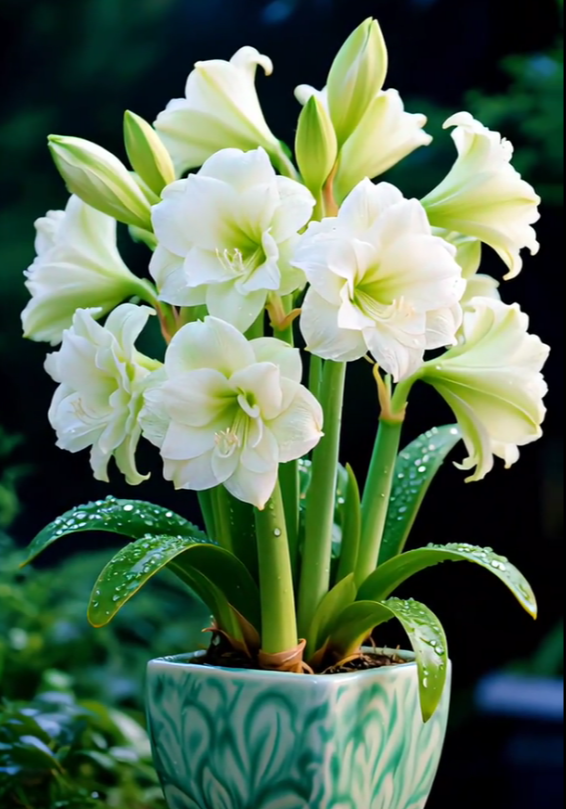 Double-Petaled Perfume Amaryllis Bulbs – The Queen of Flowers