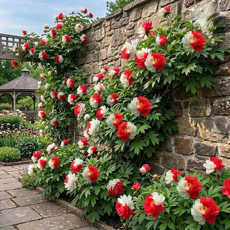 🌸 Rare Climbing Peony Bulbs🪴Big Full Blooms, Cold Hardy Perennial, Easy to Grow Garden Favorite