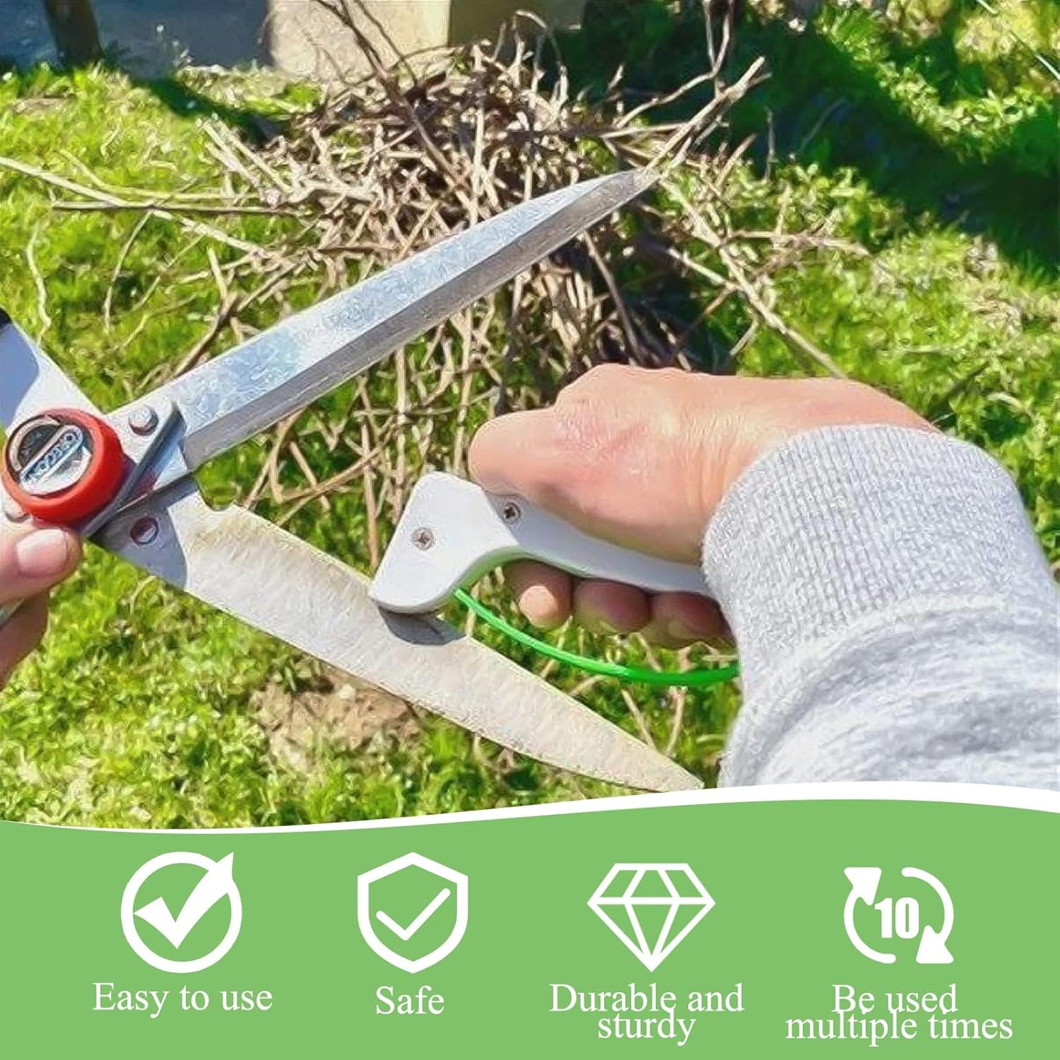 ✂️ Multi-Purpose Garden Tool Sharpener – Perfect for Pruners, Shears, and More!