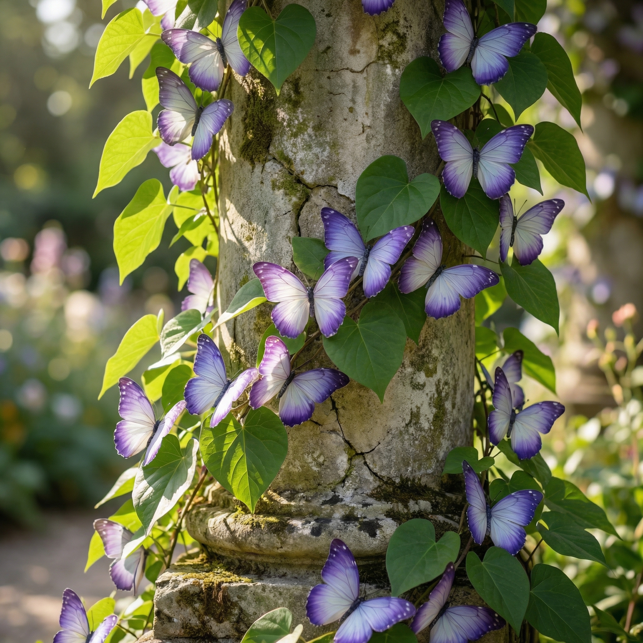 🦋🌸 Climbing Butterfly Morning Glory Flower Seeds – – Fast Growing Garden DIY