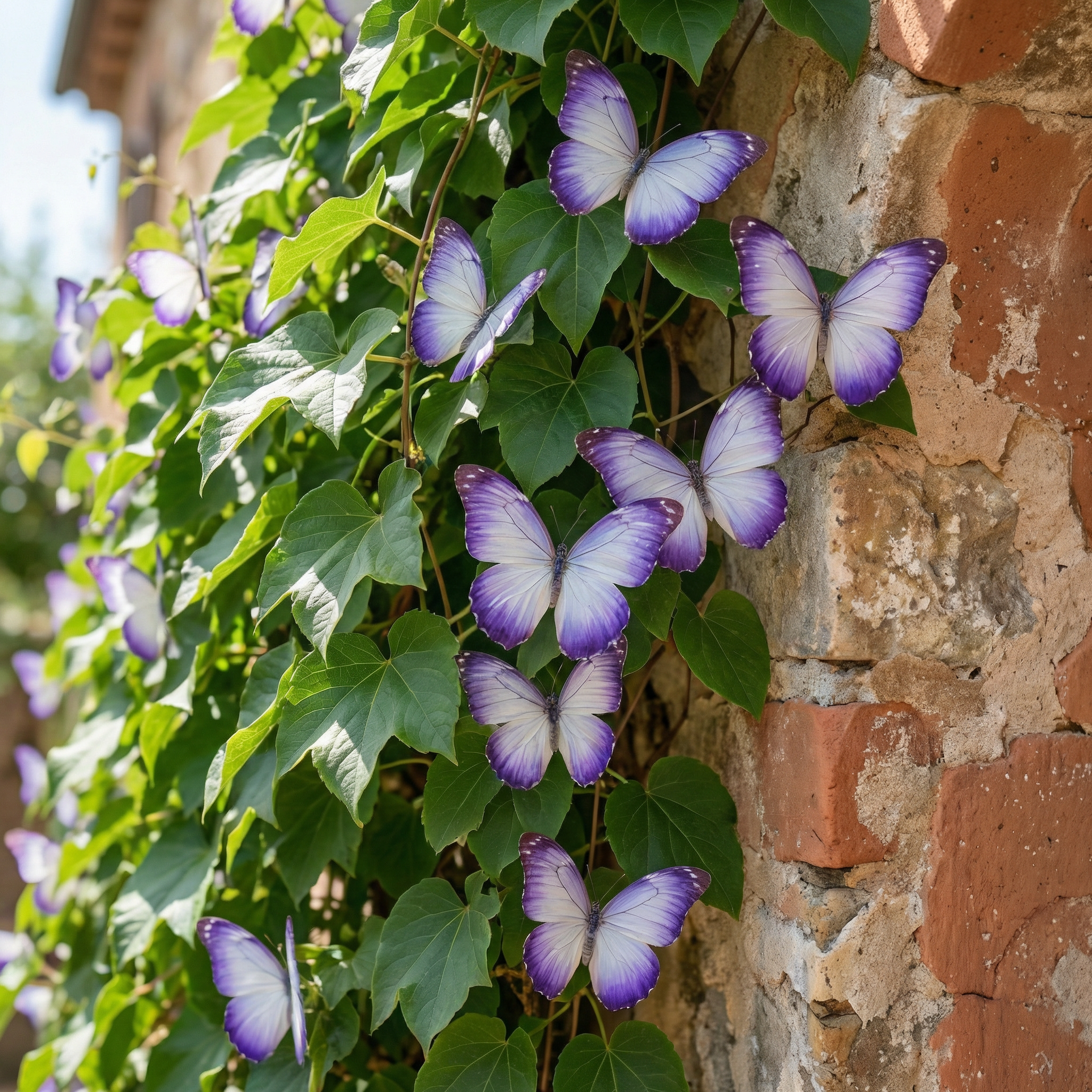 🦋🌸 Climbing Butterfly Morning Glory Flower Seeds – – Fast Growing Garden DIY