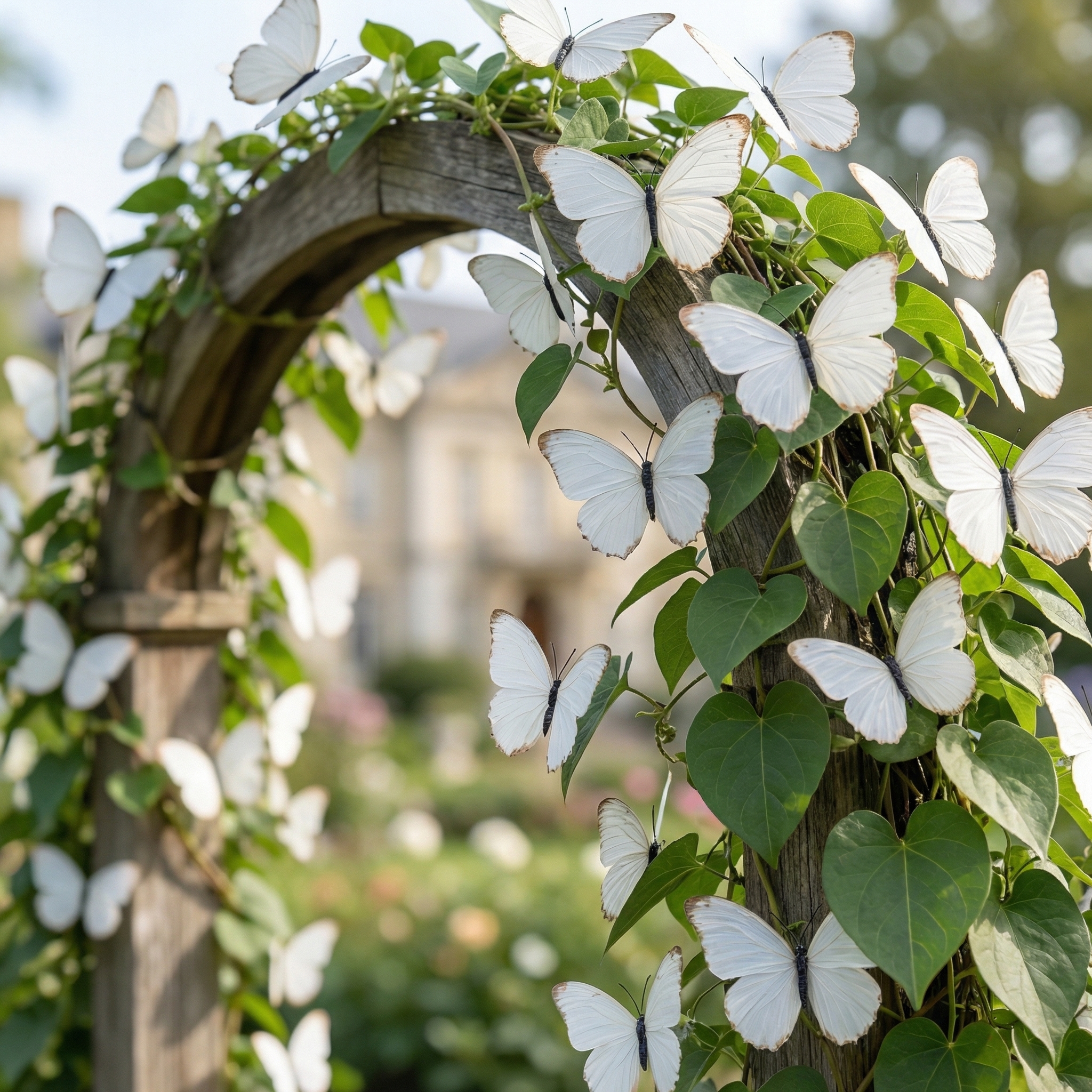 🦋🌸 Climbing Butterfly Morning Glory Flower Seeds – – Fast Growing Garden DIY