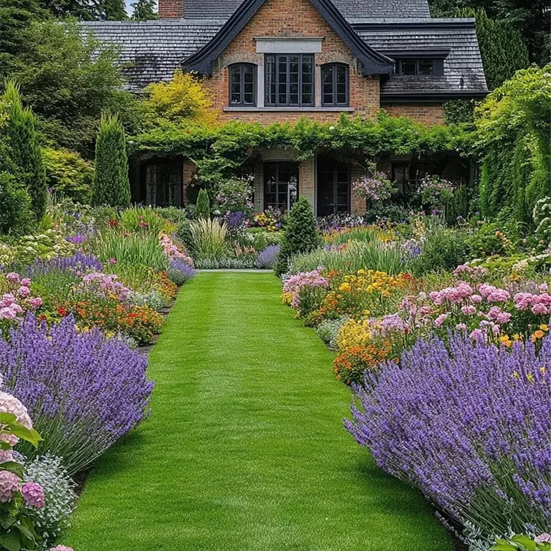 Evergreen dwarf grass seed for four seasons