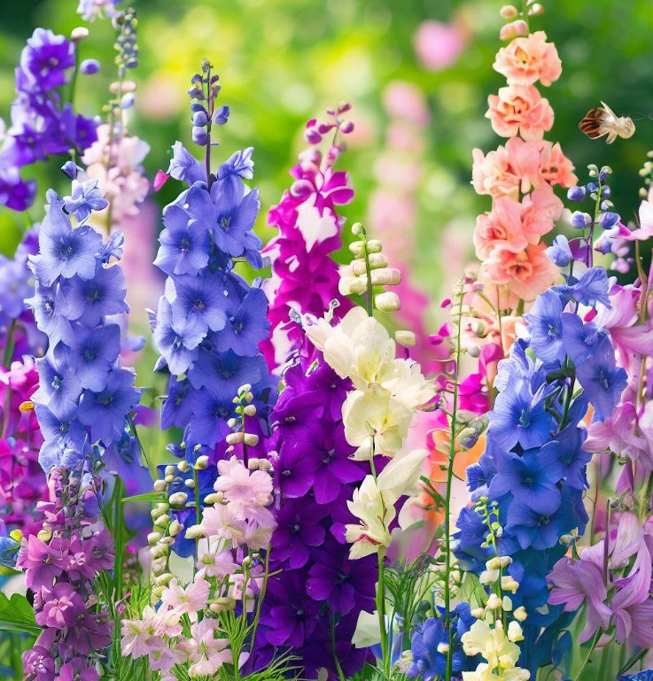 🌼🦋Mix-Colored Delphinium Seeds