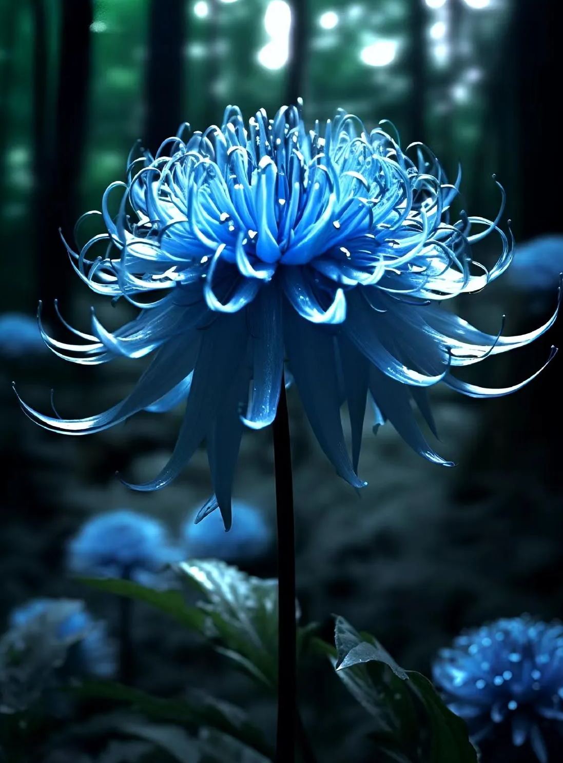💙Blue Spider Lily: Where Mystery Meets Beauty